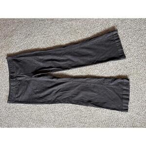 Banana Republic Women's Martin Fit Cotton Business Casual Black Pants Size 8R